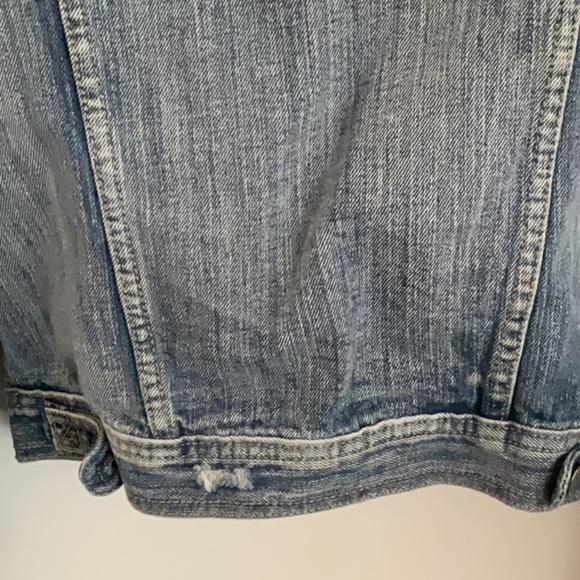 Rue21 Blue Denim Jacket with Lace Accents - Picture 10 of 13